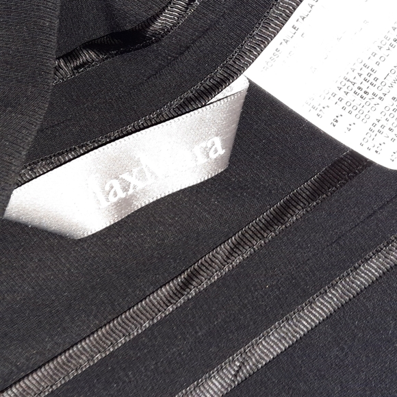 MAX MARA Cady Tailored Blazer Black Jacket Italy Office Business Capsule US 4 S - Picture 5 of 10